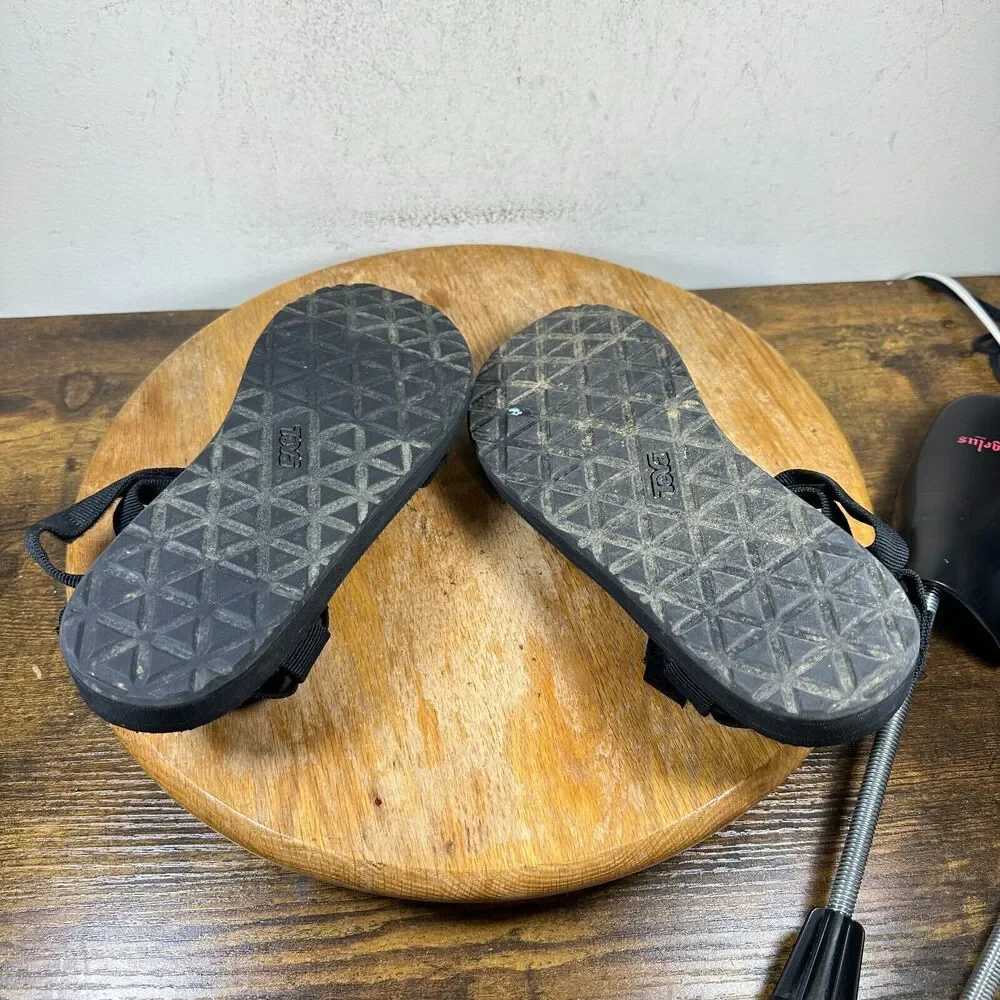Teva Original Universal Sport‎ Women Size 8 Black Trail Sandals Shoes 1003987